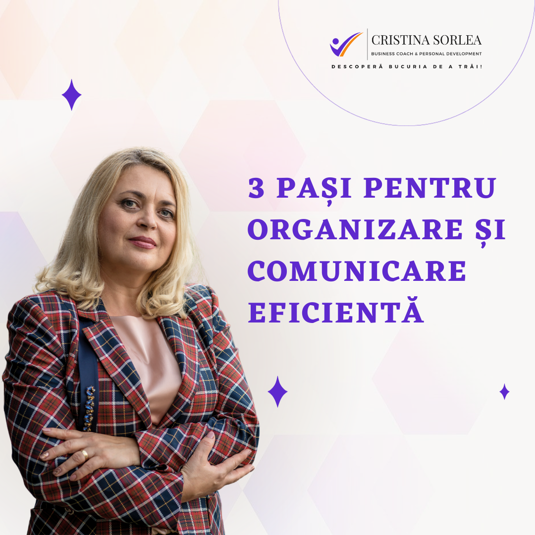 3 Pași pentru Organizare și Comunicare Eficientă